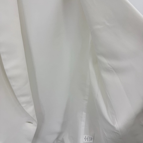 Amanda Uprichard Shawl Collar Blazer in Ivory Off White Size XL - Picture 7 of 10